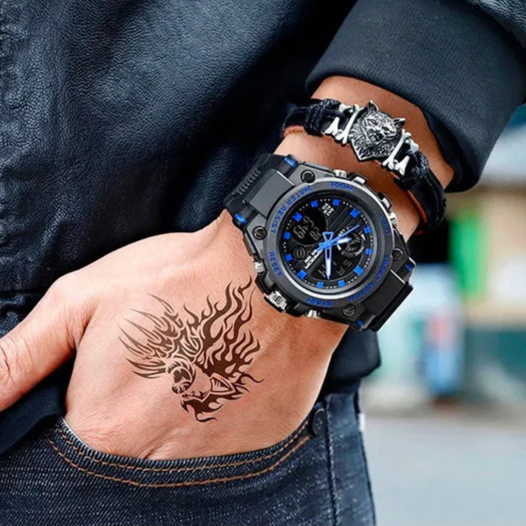 Multifunktionelt Militærur – Stilfuldt, Robust og Klar til Eventyr Ure Tech Butik