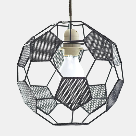 Fodboldmål Loftlampe– Score Stort med Sportsinspireret Belysning Belysning Tech Butik Sort