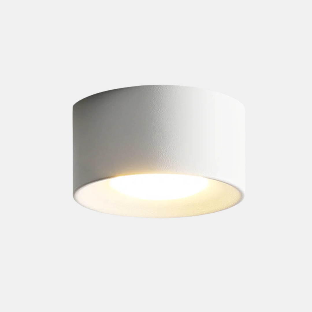 Moderne LED Loftlampe med Cylinderformet Spot – Minimalistisk Elegance over Dig Loftlamper Tech Butik Blanc 1 tête