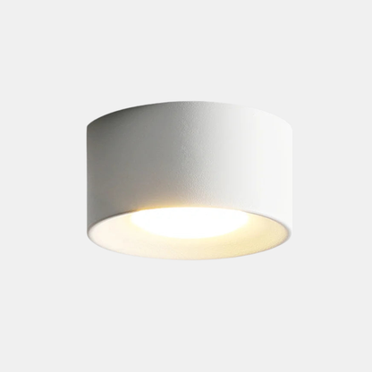 Moderne LED Loftlampe med Cylinderformet Spot – Minimalistisk Elegance over Dig Loftlamper Tech Butik Blanc 1 tête