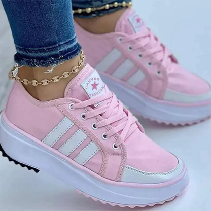 Damekomfortable Sneakers – Letvægt, Skridsikre og Stilfulde Women's Shoes Tech Butik Lyserød 36