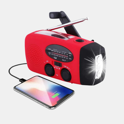 Multifunktionel Solcelledrevet Nødradio – Hold Forbindelsen, Sikker & Forberedt Overalt Nødradioer Tech Butik