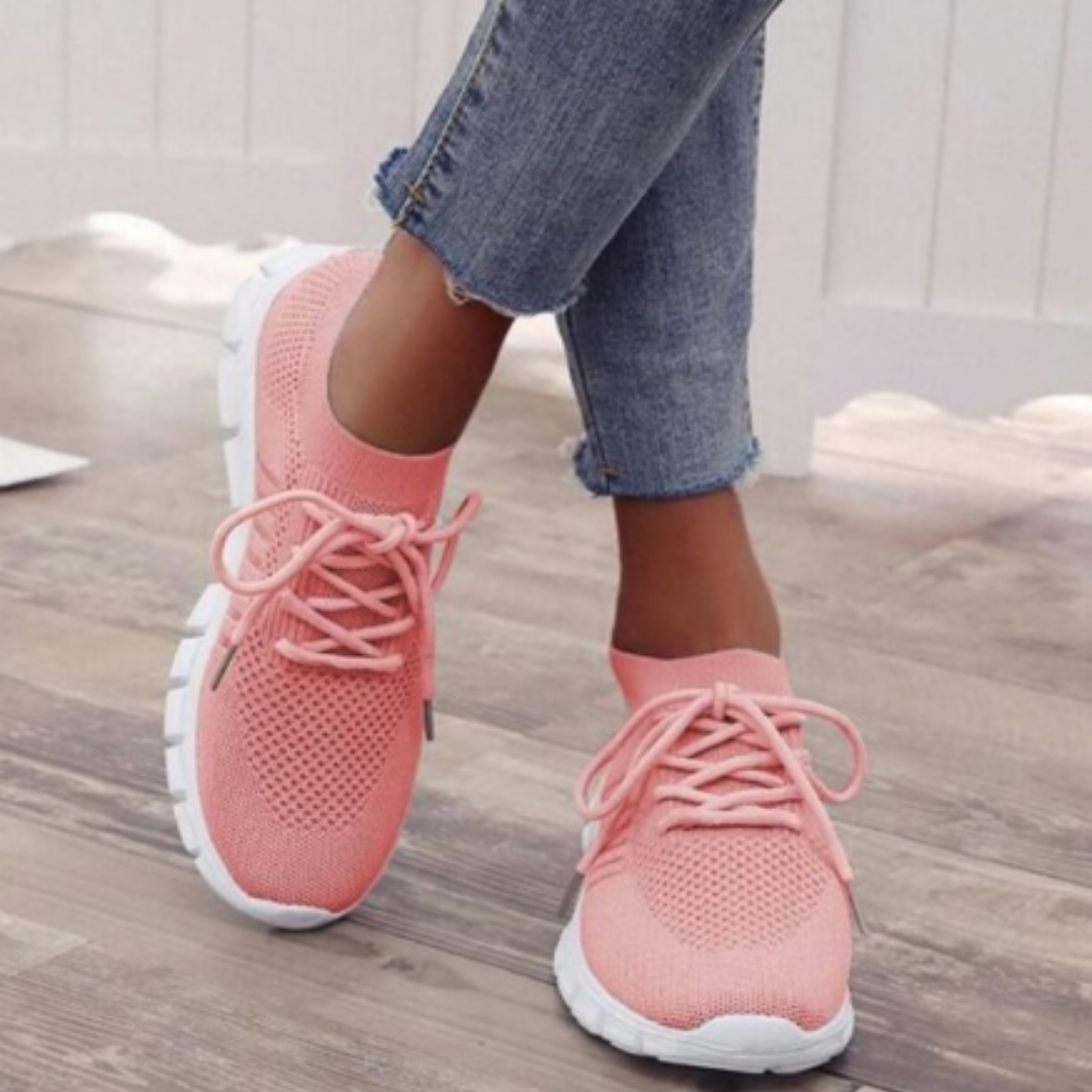 Ortopædiske Løbesko til Kvinder – Komfort, Støtte og Stil Sko Tech Butik Rosa 35 (22.5 cm)