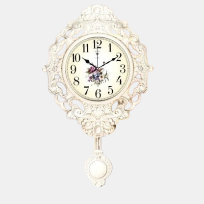 Luksuriøst Pendul Vægur – Elegant Ur med Dynamisk Svingdesign Vægure Tech Butik Hvid