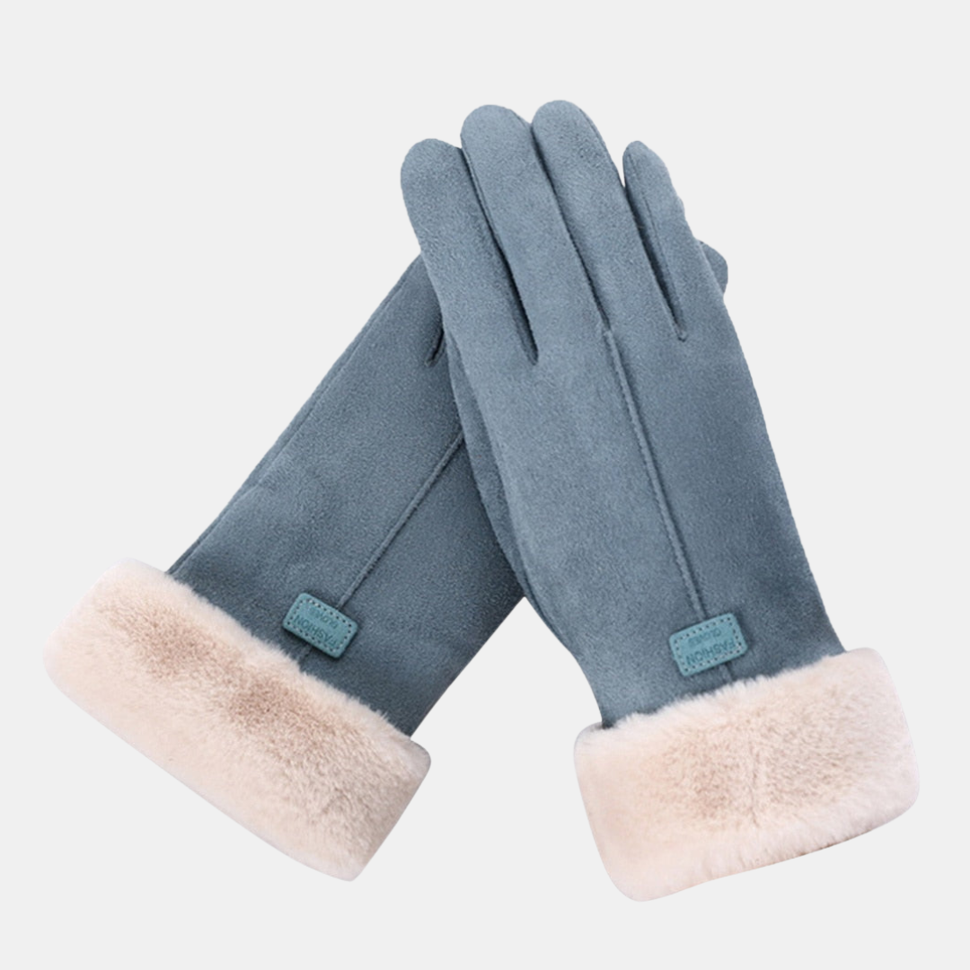 Furry Handsker – Vidunderligt varme handsker til vinteren Handsker & Vanter Tech Butik Blå