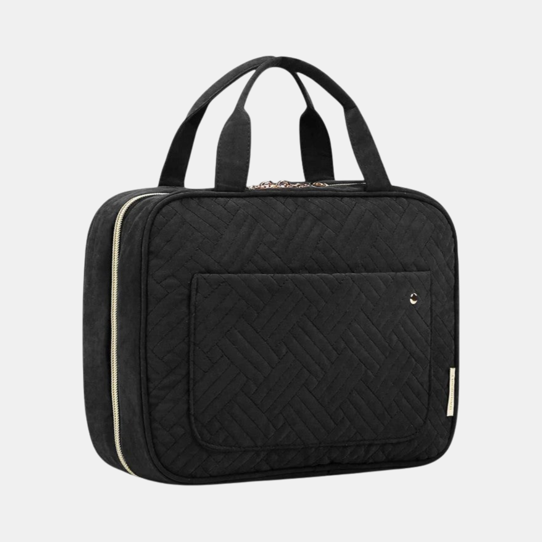 Stor Toilettaske til Kvinder – Rummelig, Organiseret og Klar til Rejse Toilettasker Tech Butik Sort