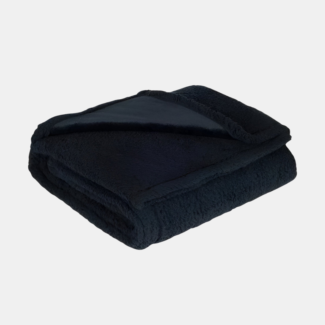 Vandtæt Tæppe – Komfort i Al Slags Vejr Sengetøj Tech Butik Sort meget lille (50 cm x 70 cm)