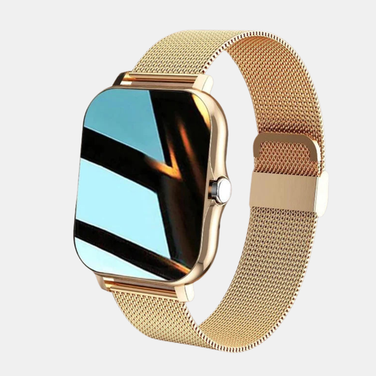 Elegant Smartwatch til Kvinder – Elegance Møder Hverdagsintelligens Bærbar teknologi Tech Butik Guld