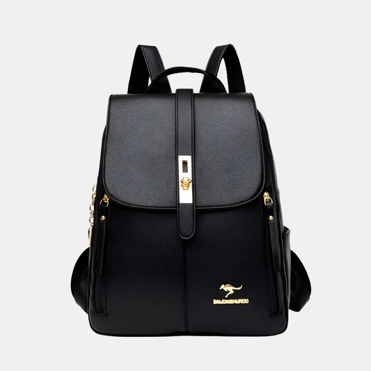 Luksus Læderrygsæk til Damer – Hvor Mode Møder Funktion Rygsække Tech Butik Sort