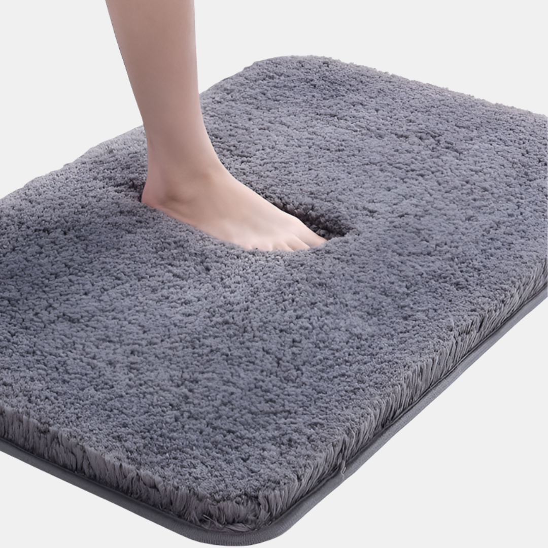 Luksuriøs Blød Bademåtte – Komfort og Elegance til Din Daglige Rutine Badetæpper og måtter Tech Butik Grå 50x80cm