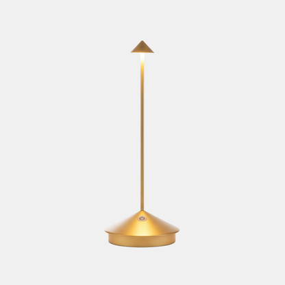Bærbar Trådløs LED Bordlampe – Justerbar, Bærbar & Elegant Bordlamper Tech Butik Champagne Guld