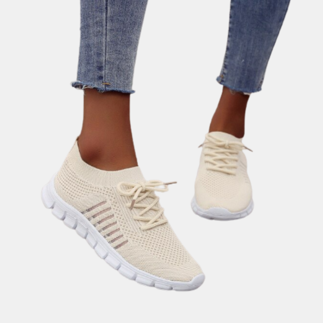 Ortopædiske Løbesko til Kvinder – Komfort, Støtte og Stil Sko Tech Butik Beige 35 (22.5 cm)