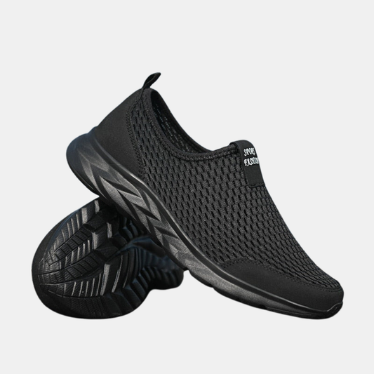 Holdbare Unisex Løbesko – Sporty og Komfortable til Kvinder og Mænd Sko Tech Butik Sort 36