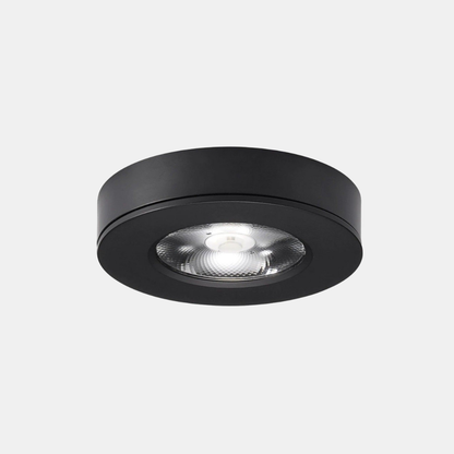 Ekstra-Tynd Rund LED Indbygningsspot – Slankt Minimalistisk Design med Blød Belysning Loftlamper Tech Butik Sort 3W Varm