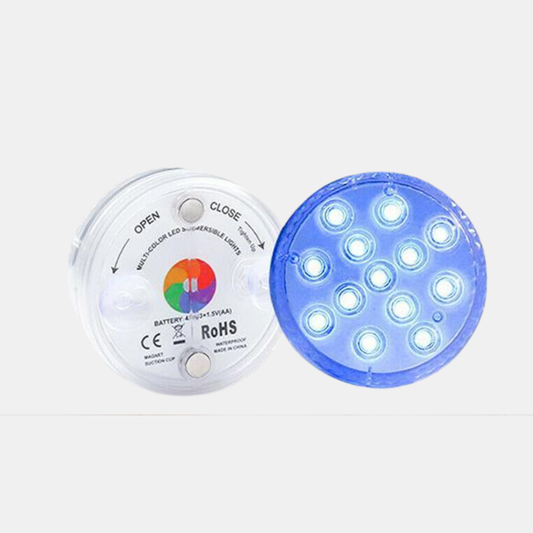 Fjernbetjent Vandtæt LED-lys med Magnetisk Sugekop – Livlig Belysning Under Vand Tech Butik 1 pc