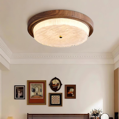 Moderne Loftlampe med Naturlige Accenter – Elegant Belysning Belysning Tech Butik