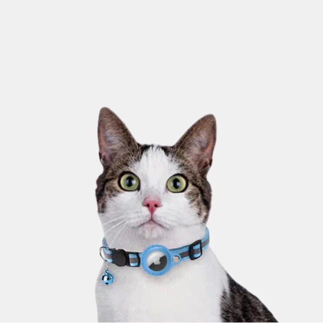 Kattesporings-GPS-halsbånd – Smart finder og tabssikring Tech Butik Blå