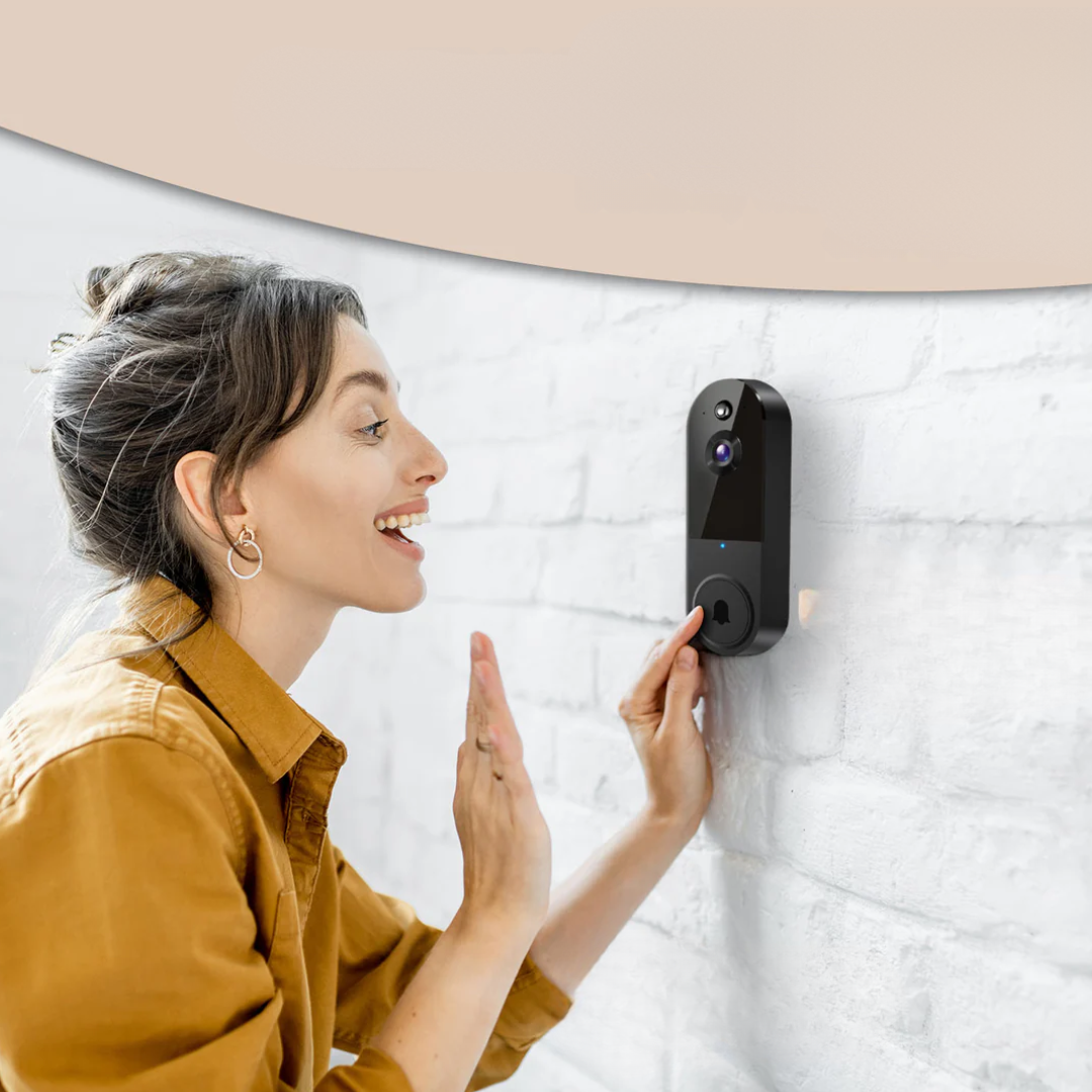 Smart Home Dørklokke – Full HD Sikkerhed & Wi-Fi Forbindelse Smart Home Sikkerhed Tech Butik