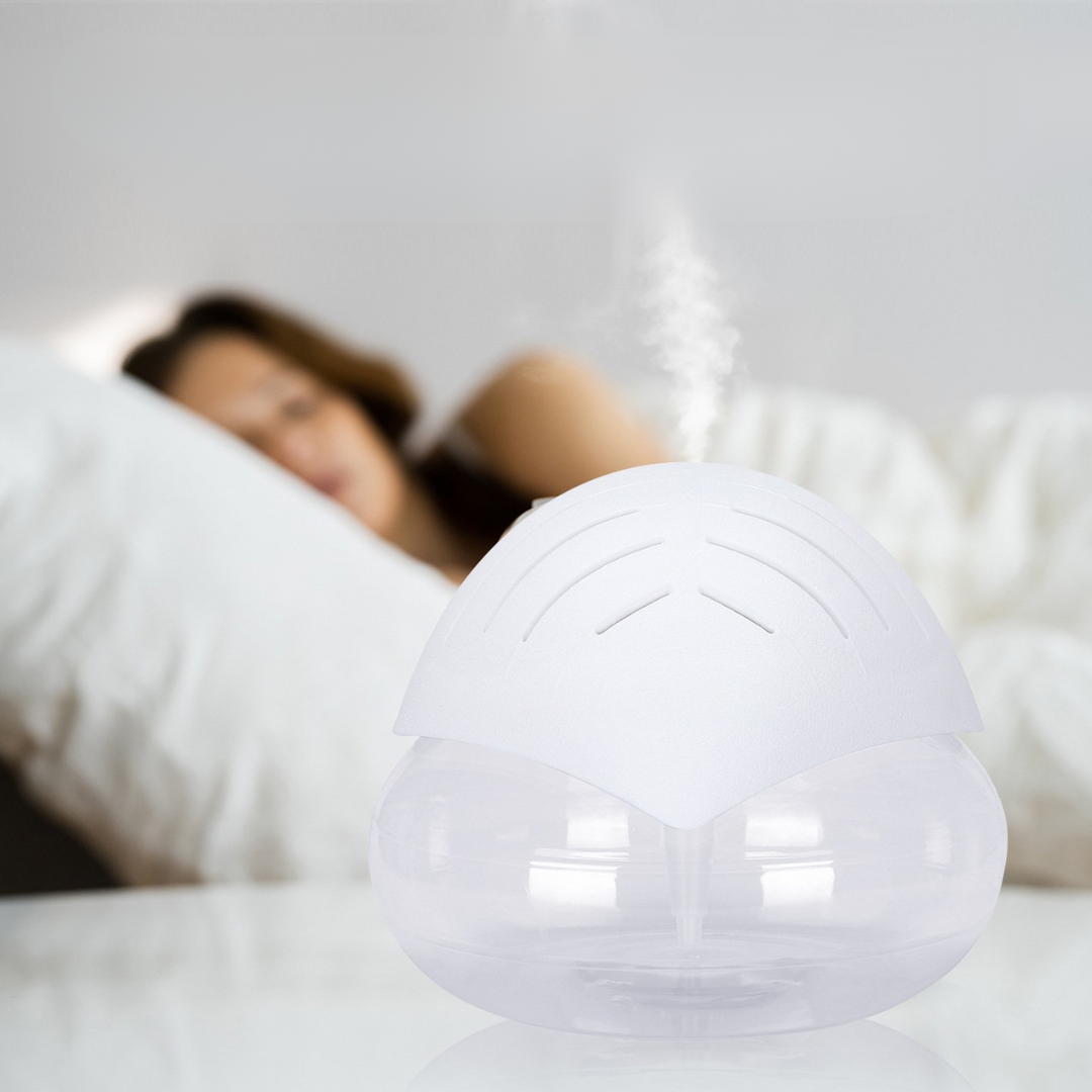 Indendørs Luftrenser – Vandbaseret med Aromadiffuser & 7-Farvet LED Luftrensere Tech Butik