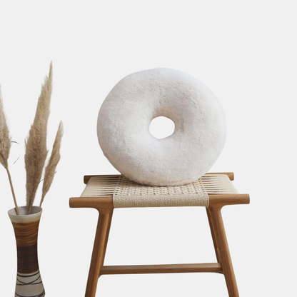 Luksuriøs Fluffy Pude – Personlig Monogram Dekorativ Accent Puder Tech Butik Rund