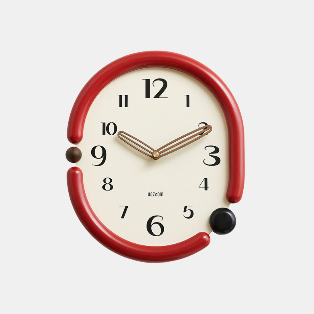 Elegante Støjsvagt Vægur – Nordisk-Inspireret Minimalistisk Design Vægure Tech Butik Stil 1