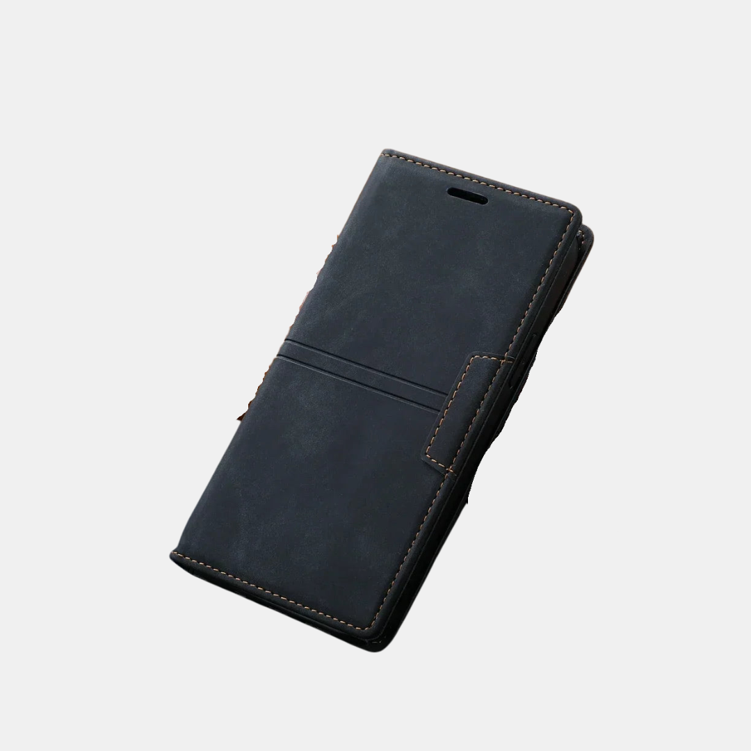 Premium Læder Pungcover – Flipcover til Google Pixel Mobiltelefoncovers Tech Butik Sort Google Pixel 8 Pro