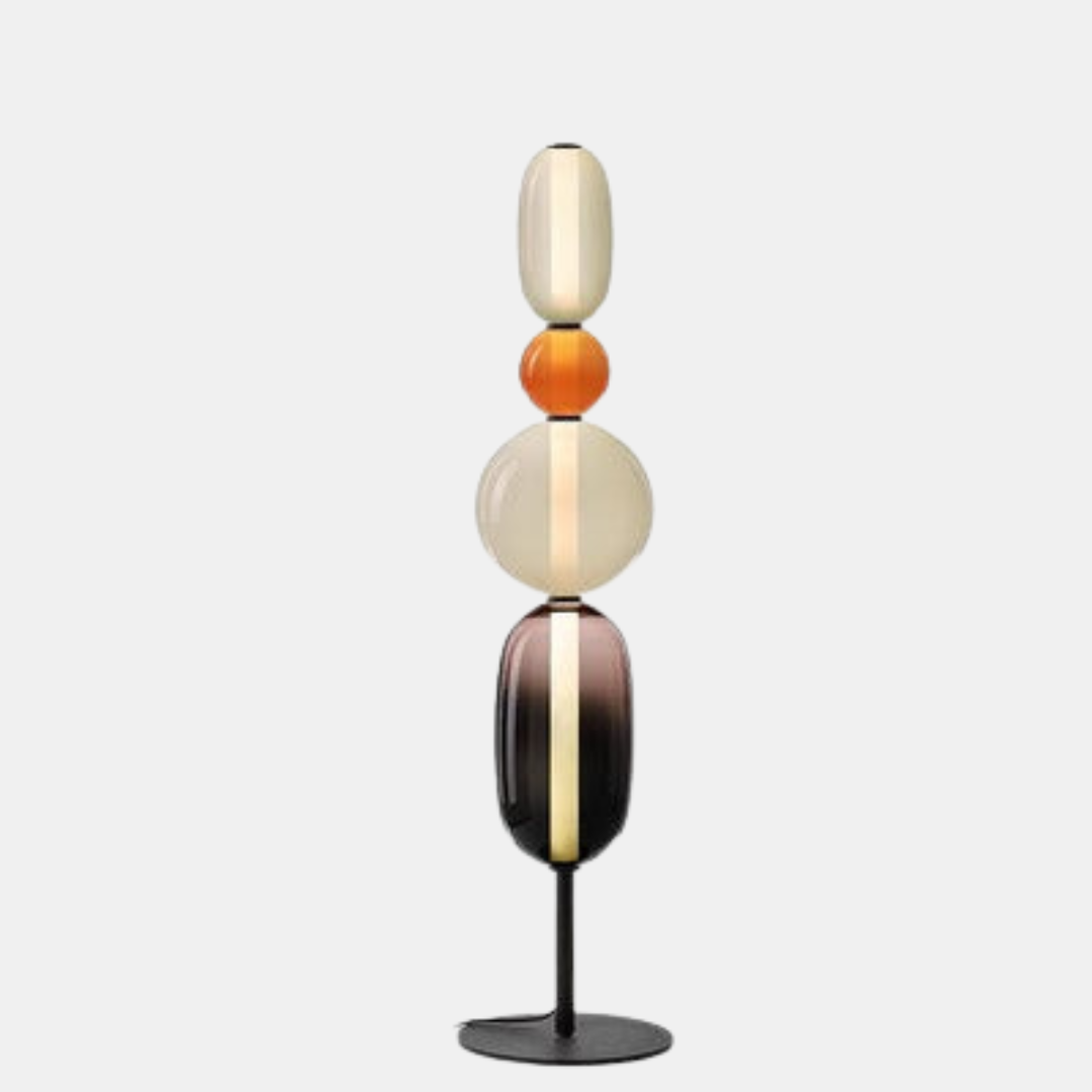 Elegant Bordlampe – Stilfulde Farveaccenter til Moderne Indretning Bordlampe Tech Butik Tischlampe 4 Köpfe Orange 90cm Varmt lys