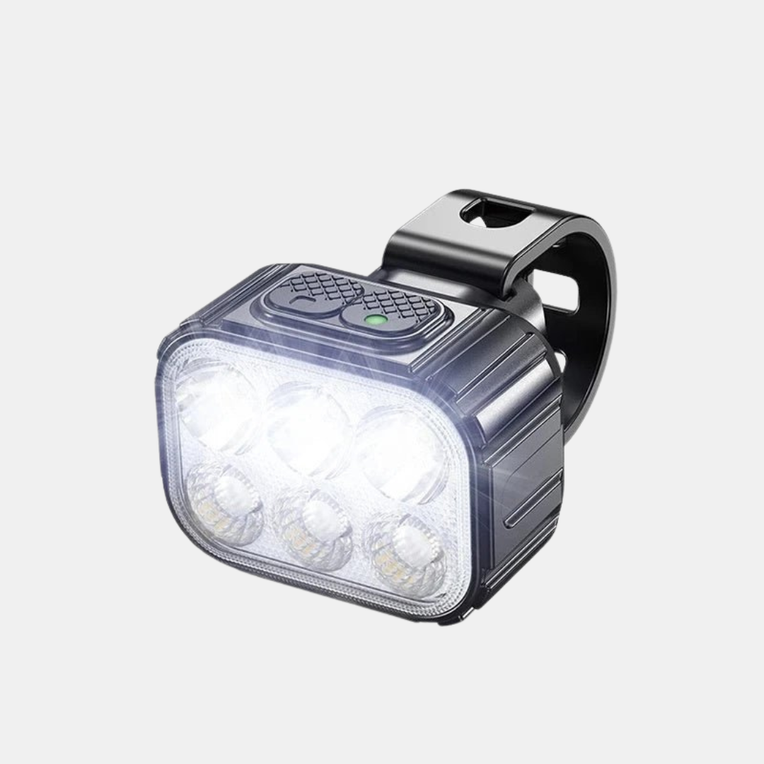 Genopladeligt Cykellygtesæt for Maksimal Synlighed & Sikkerhed Cykelbelysning Tech Butik M2 Forlygte