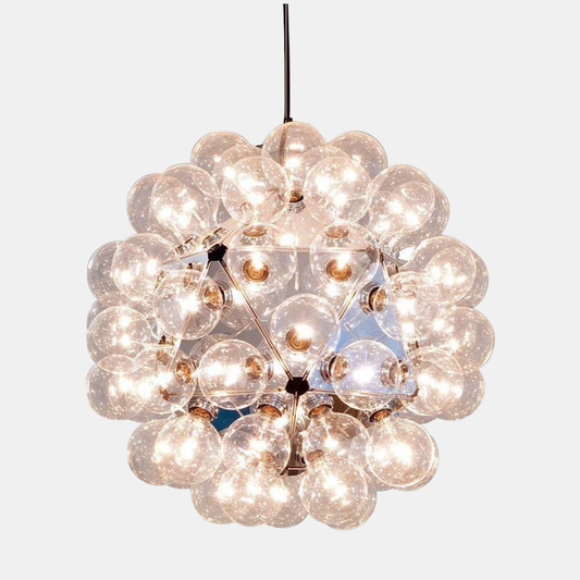 Elegant Pendellampe – Skulpturel Belysning med Botanisk Inspiration Pendant Lamp Tech Butik Klar 20Heads ∅ 15.8″ x H 15.8″ / Dia 40cm x H 40cm