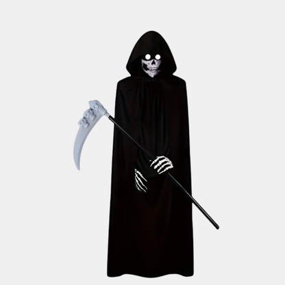 Dødens Skygge Grim Reaper Kostume – Skræmmende Halloween-tøj Kostumer Tech Butik Voksen sæt