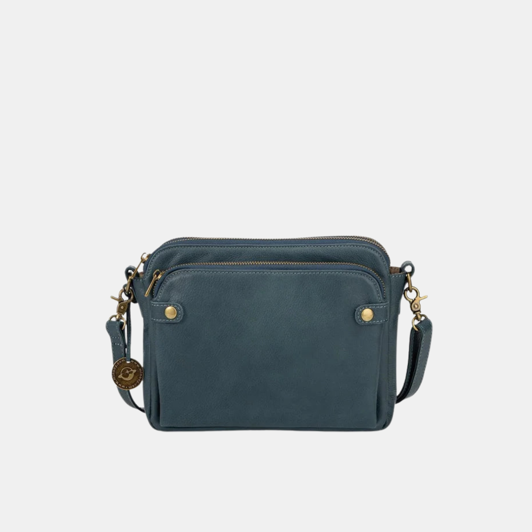 Elegant Læderskuldertaske til Hverdagsbrug Håndtasker Tech Butik Grøn