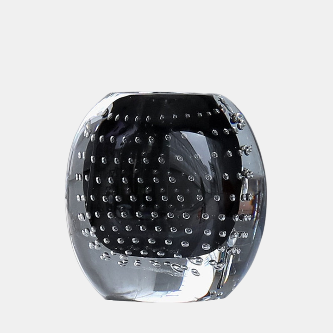 Elegant Glasvase – Tidløs Stil til Hjem og Borddekoration Vaser Tech Butik Sort Lille