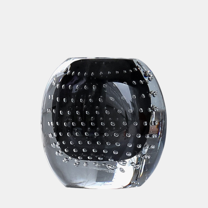 Elegant Glasvase – Tidløs Stil til Hjem og Borddekoration Vaser Tech Butik Sort Lille
