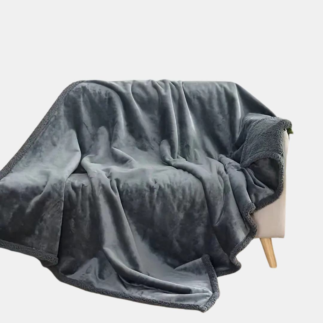 Blød Tæppe til Par – Beskyttende & Vandtæt Tæpper Tech Butik Grå S - 28'x40' (71x100cm)