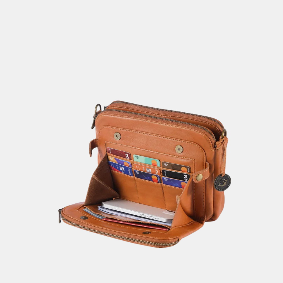 Elegant Læderskuldertaske til Hverdagsbrug Håndtasker Tech Butik