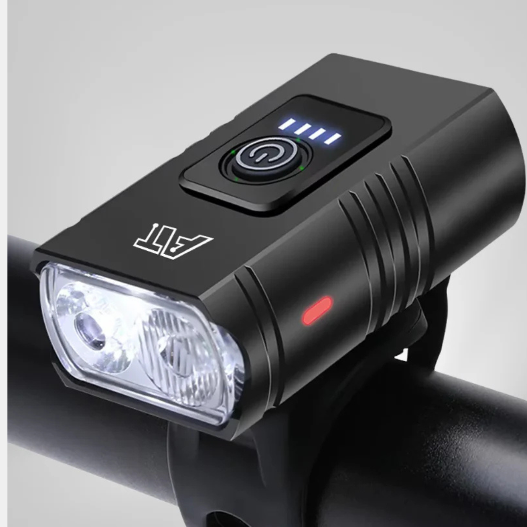 LED Cykellygte – Genopladelig Cykellygte med 6 Lysindstillinger Cykellygter Tech Butik