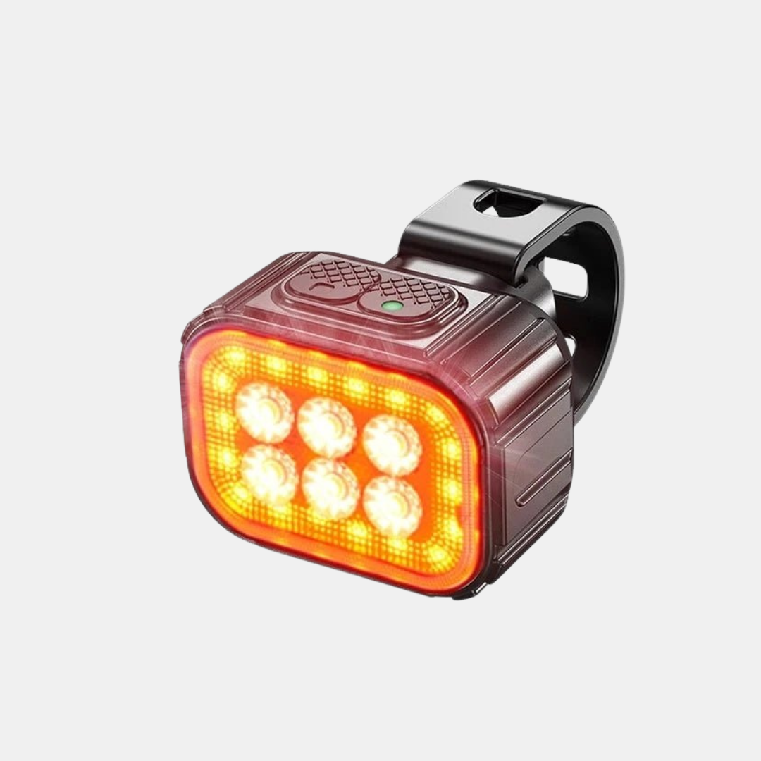 Genopladeligt Cykellygtesæt for Maksimal Synlighed & Sikkerhed Cykelbelysning Tech Butik M2 Baglygte
