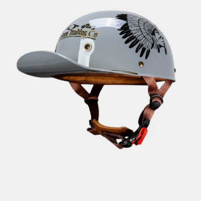 Motorcykelhjelm med Letvægts ABS-skal – Stilfuld Beskyttelse til Enhver Tur Motorcycle Helmets Tech Butik Grå M (Hovedomkreds: 55-56 cm; 21-6-22. 1 tommer)