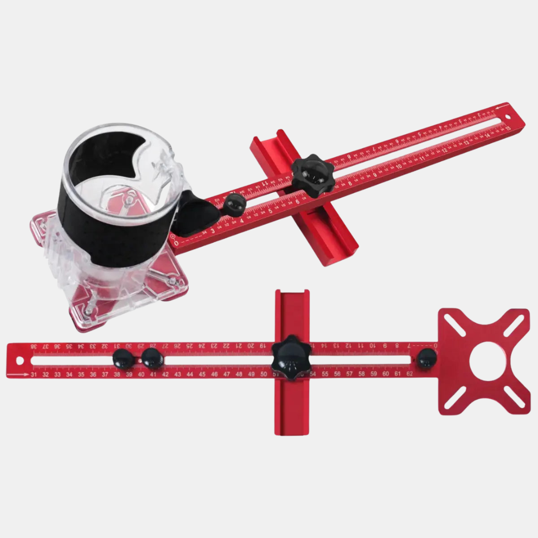 Fræsemal – Opnå Præcist Træarbejde uden Besvær Tools Tech Butik Rød 40 CM