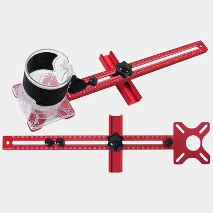 Fræsemal – Opnå Præcist Træarbejde uden Besvær Tools Tech Butik Rød 40 CM