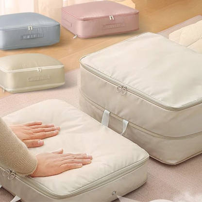 Kompressionsopbevaringspose til tøj – Organiser og beskyt Opbevaring & Organisation Tech Butik Beige Stor - 54*42*30 cm