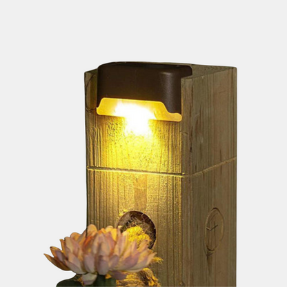 Deluxe Udendørs Solcelle Væglamper – Stilfulde & Effektive Udendørs belysning Tech Butik Brun