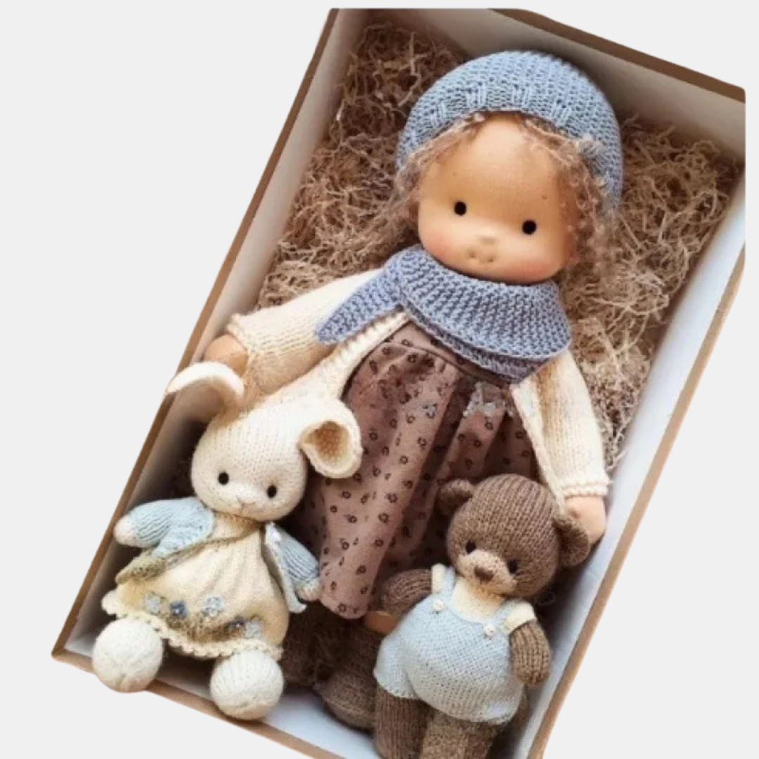 Håndlavet Bamset Dukkelegetøj – Blød og Elskelig Følgesvend til Daglig Glæde Doll Tech Butik Stil 01