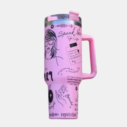 Isoleret Drikkeglas i Rustfrit Stål - Nyd Din Drik med Stil og Inspiration Tumbler Tech Butik Pink