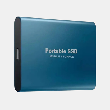 Ultrahurtig 128TB Bærbar SSD – Kompakt, Robust og Altid Klar Tech Butik Blå