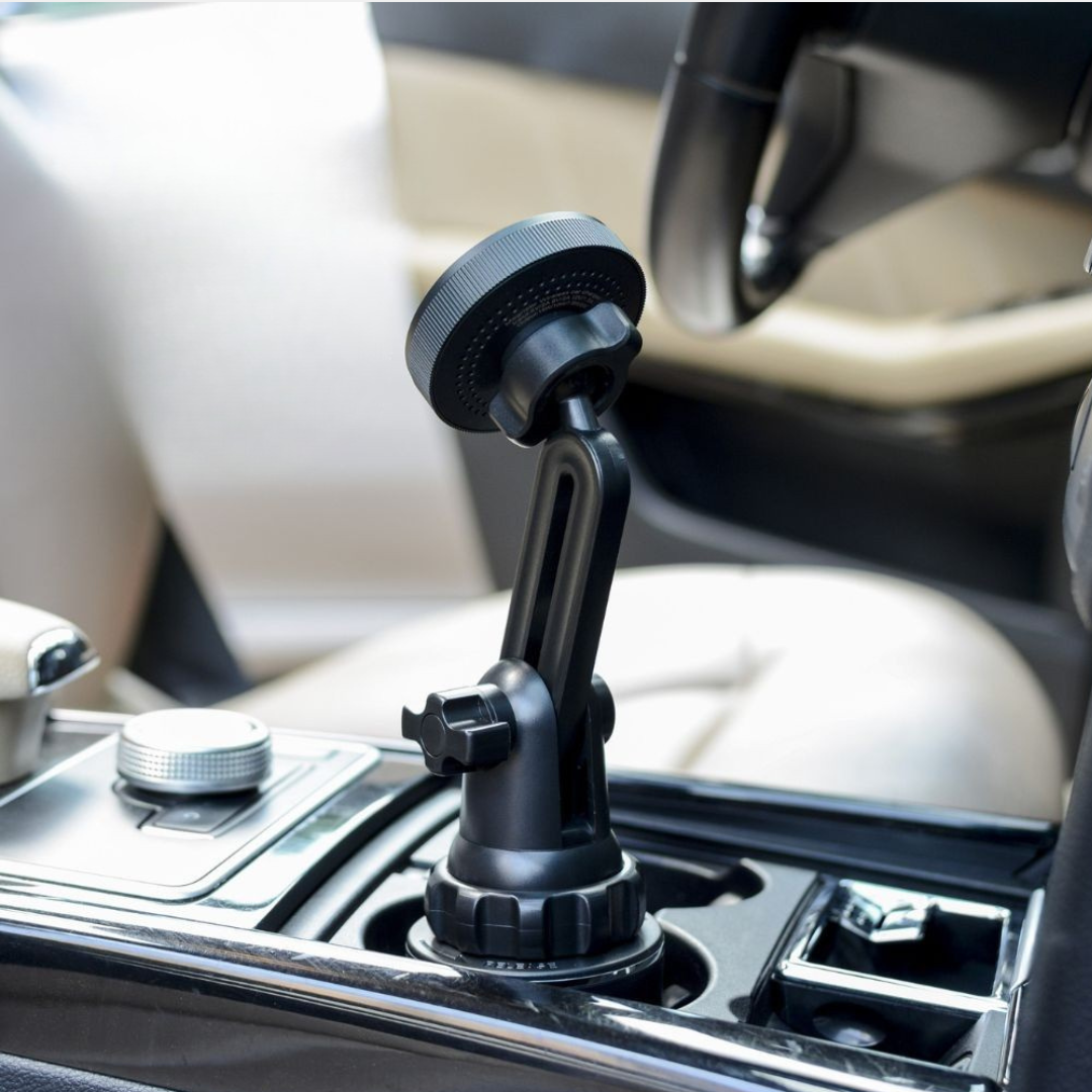 Magnetisk Kopholder med Trådløs Hurtigopladning – Telefonholder til Bilen Biltelefonholdere Tech Butik