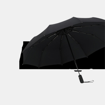 Vindstærk Stormparaply – Paraplyen, der kan modstå enhver storm Paraplyer Tech Butik Sort