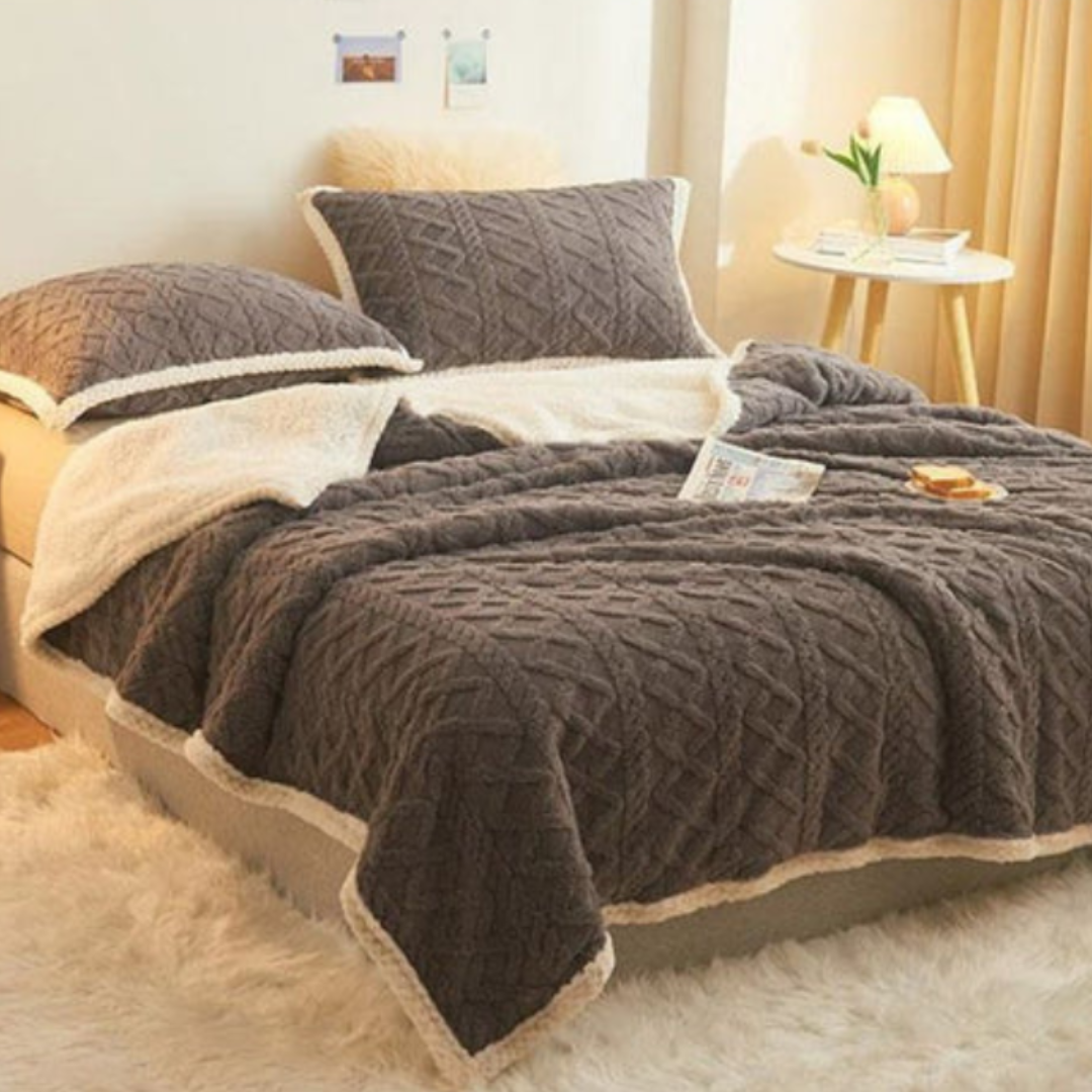 Dobbeltsidet Fløjlsdyne – Luksuriøs Komfort til Rolige Nætter Tech Butik Grå Standard : 59x78 pouces Uden pudebetræk