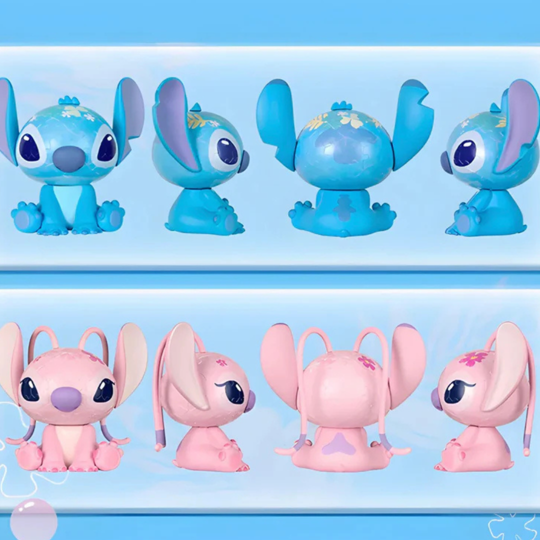 Stitch Puslespil 3D Legetøjslampe – Kreativ & Sjov Natlampe Belysning Tech Butik