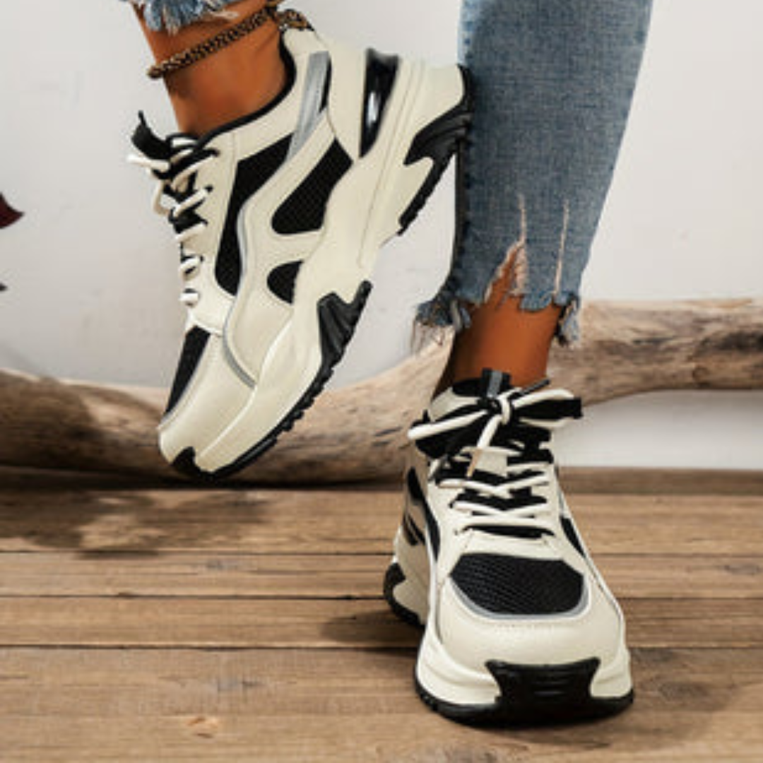 Elevated Komfortsko til Kvinder – Stilfuldt Højsål Design Kvinders sneakers Tech Butik